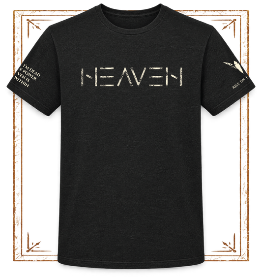 HEAVEN - Antique Bone ✦ Fellowship Tee ✦ Black