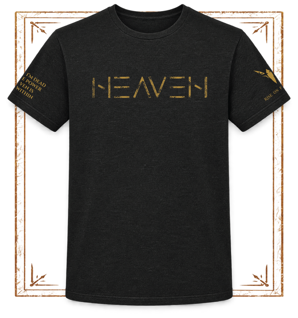 HEAVEN - Tarnished Gold ✦ Fellowship Tee ✦ Black