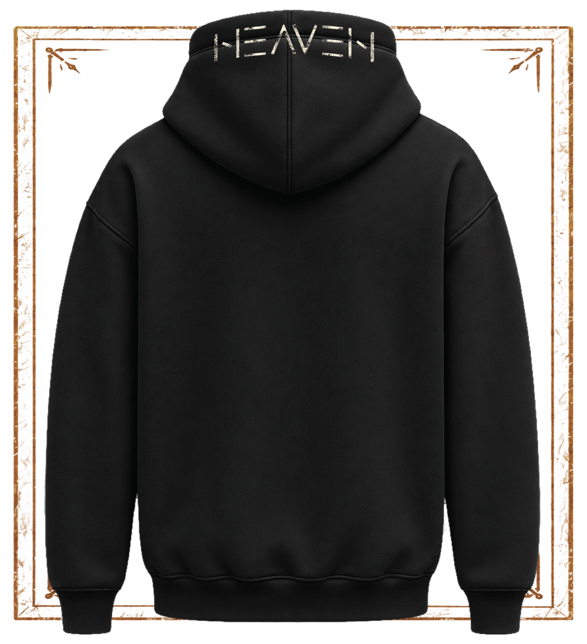 HEAVEN - Bone ✦ Watchman  Hoodie ✦ Black
