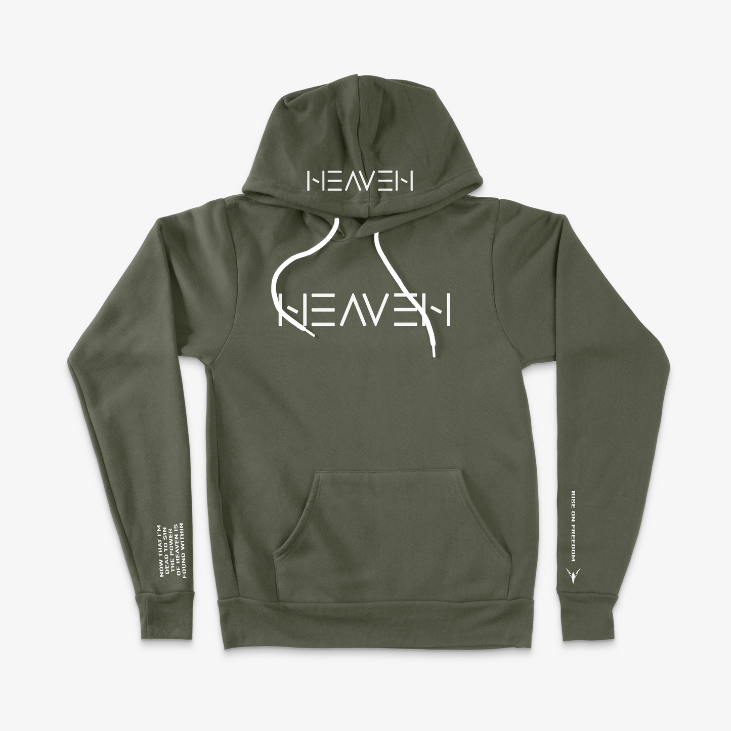 Military Green HEAVEN  Hoodie