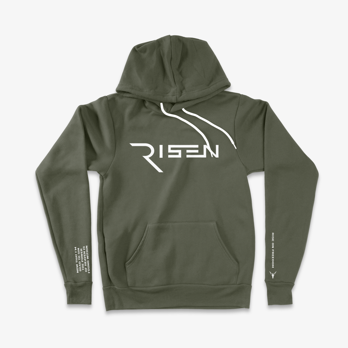 Military Green RISEN  Hoodie