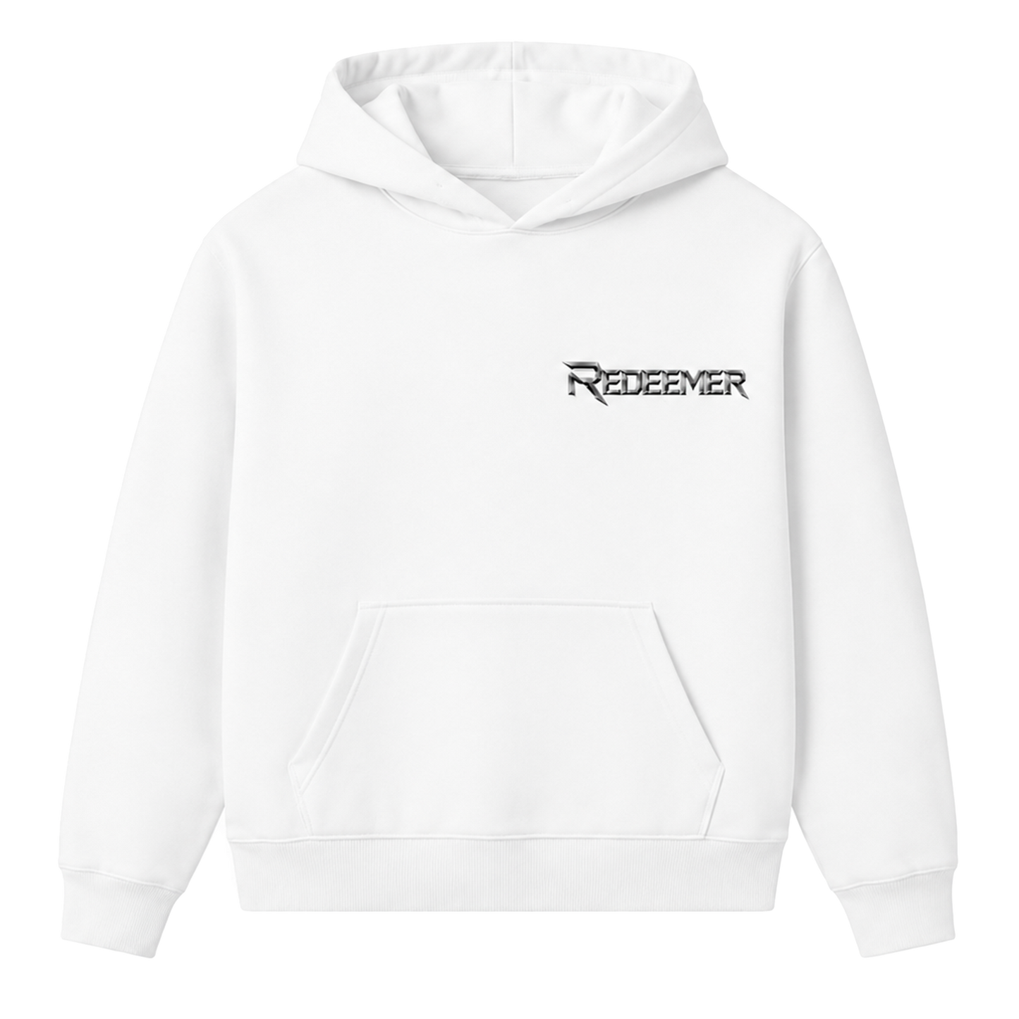 Light  REDEEMER  White  Hoodie