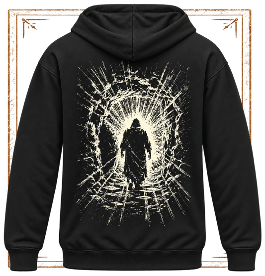 RISEN - Bone  ✦ Watchman Hoodie ✦ Black