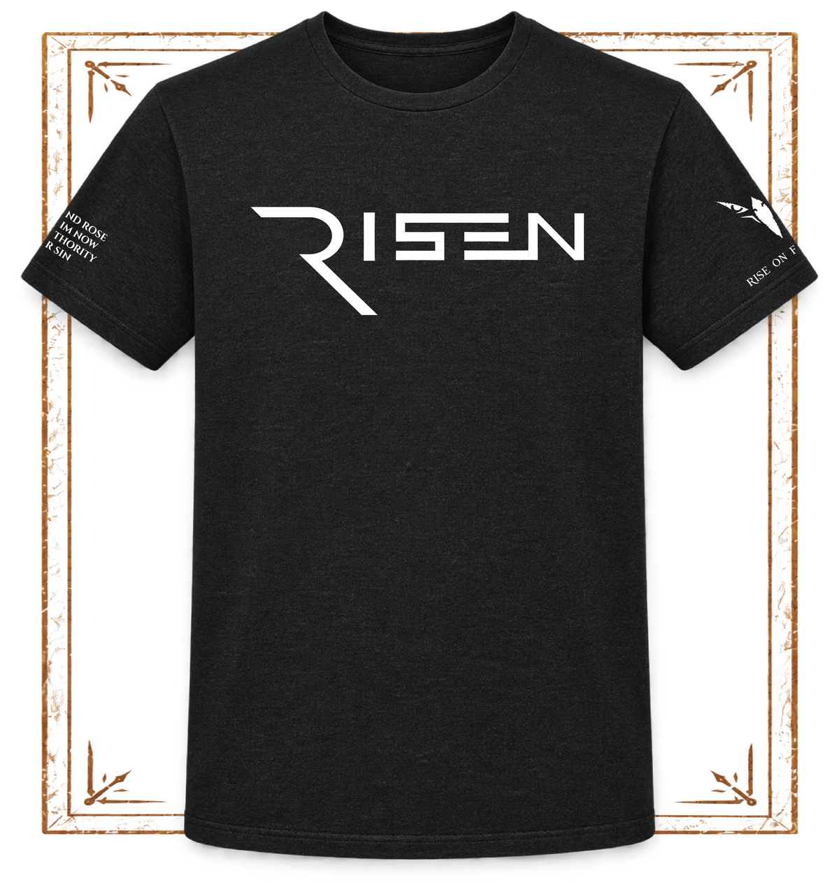 RISEN - Classic ✦ Fellowship Tee ✦ Black