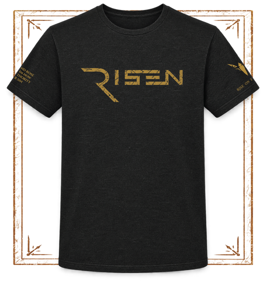 RISEN - Tarnished Gold ✦ Fellowship Tee ✦ Black