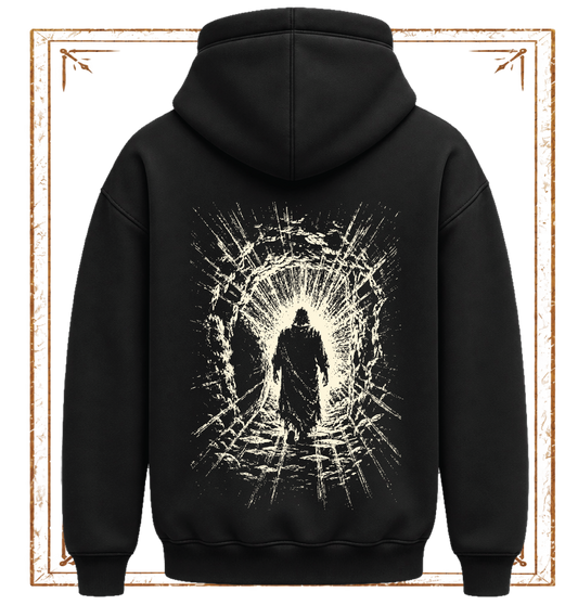 RISEN - Bone  ✦ Stronghold  Hoodie ✦ Black