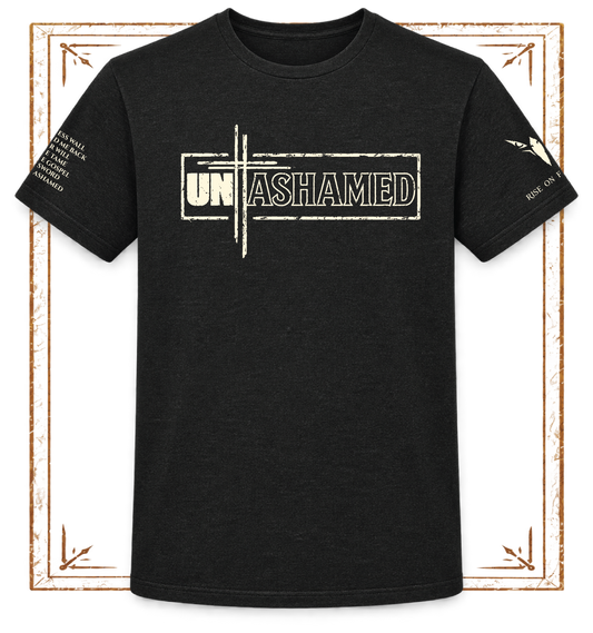 UNASHAMED - Antique Bone ✦ Fellowship Tee ✦ Black